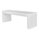 Lazarus - Outdoor Bench - White - Moe's Home Collection - Benches - Elite Enclave Home