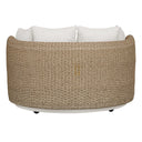 Sunset - Outdoor Round Swivel Day Bed - White