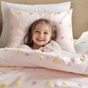 Callie - 5 Piece Full/Queen Pom Pom Comforter Set - Pink Multi