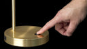 LED Adjustable Desk Lamp - Shiny Satin Brass