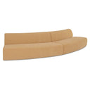 Naomi - 2 Piece Convex Modular Sectional - Golden Yellow - Moe's Home Collection - Stationary Sectionals - Elite Enclave Home