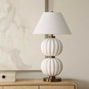 Irena - Sphere Table Lamp - White - Uttermost - Table Lamps - Elite Enclave Home