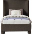 Penny - Boucle Fabric Bed - Meridian Furniture - Upholstered Beds - Elite Enclave Home