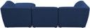 Miramar - 4 Piece Modular Sectional - Meridian Furniture - Stationary Sectionals - Elite Enclave Home