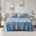Micro Fleece - Twin Sheet Set - Blue
