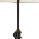 Metal With Tan Empire Shade (Set of 2) - Black