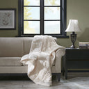 Parker - Throw - Ivory - Madison Park - Throws - Elite Enclave Home
