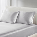 Satin - Pillowcases (Set of 2) Queen - Light Gray
