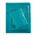 Cotton Blend Jersey Knit - Queen All Season Sheet Set - Teal