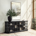 Carson - 4 Door Cabinet - Loft Black - Classic Home - Buffets - Elite Enclave Home