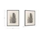Retreat - Framed Paper Print - Gray - Moe's Home Collection - Framed Prints - Elite Enclave Home