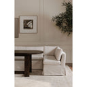 Fable - Slipcover Dining Banquette L - Shape Sectional - Beige - Moe's Home Collection - Stationary Sectionals - Elite Enclave Home