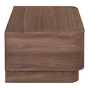 Round Off - Nightstand - Dark Brown - Moe's Home Collection - Accent Nightstands - Elite Enclave Home