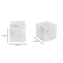 Cora - Cube Tabletop Accent - White - Moe's Home Collection - Table Accents - Elite Enclave Home