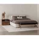 Colin - Queen Bed - Oatmeal - Moe's Home Collection - Upholstered Beds - Elite Enclave Home