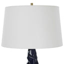 Kavos - Geometric Blue Table Lamp