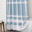 Spa Waffle - 72" Shower Curtain With 3M Treatment - Blue - Madison Park - Shower Curtains - Elite Enclave Home