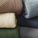 Bree Knit - Throw - Gray - INK+IVY - Throws - Elite Enclave Home
