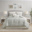 Chelsea - Square Pillow - Ivory - Harbor House Blue - Throw Pillows - Elite Enclave Home