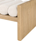 Waverly - Bench With Natural Frame - Meridian Furniture - Upholstered Benches - Elite Enclave Home