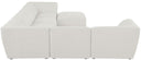 Miramar - 7 Piece Modular Sectional - Meridian Furniture - Stationary Sectionals - Elite Enclave Home