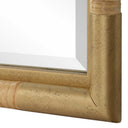 Kampar - Full Length Rattan Tall Mirror - Gold / Woodtone - Uttermost - Accent Mirrors - Elite Enclave Home