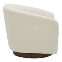 Oscy - Swivel Chair - White - Moe's Home Collection - Swivel Chairs - Elite Enclave Home