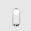 Clip Globe USB Table Lamp - Silver