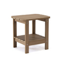 Plastic Outdoor Side Table - Light Brown