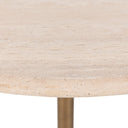 Malani - Travertine Gathering Table - Classic Home - Dining Tables - Elite Enclave Home
