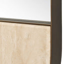 Russo - Travertine Tall Oval Mirror - Bronze / Brown / Gold - Uttermost - Accent Mirrors - Elite Enclave Home