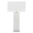 Pillar - Marble Table Lamp - White