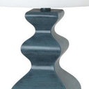 Table Lamps With White Drum Shade (Set of 2) - Distressed Teal