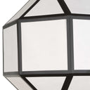 Hoi An - 4 Light Geometric Chandelier - Black