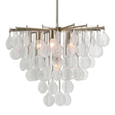 Goccia - 6 Light Tear Drop Glass Pendant - White