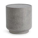 Sania - Outdoor Round Accent Table - Dark Gray - Classic Home - Accent Tables - Elite Enclave Home