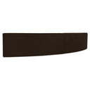 Naomi - 2 Piece Concave Modular Sectional - Dark Brown - Moe's Home Collection - Stationary Sectionals - Elite Enclave Home