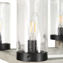 Edgecomb - 10 Light Indoor-Outdoor Chandelier - Black / Gray