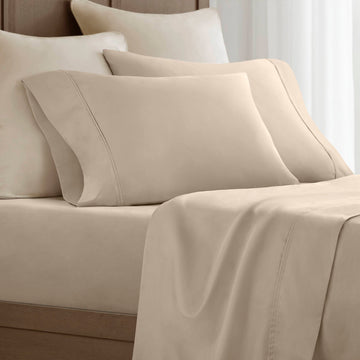 King Sateen Pillowcase Set - Linen