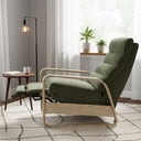 Jordan - Framed Push Back Recliner - Green - Chapel Hill - Reclining Chairs - Elite Enclave Home