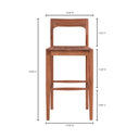 Owing - Barstool - Natural - Moe's Home Collection - Bar Height (28" - 30") - Elite Enclave Home