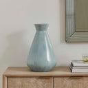 Flare Spire - Indoor - Outdoor Ceramic Vase - Blue - Uttermost - Vases & Jars - Elite Enclave Home