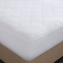 All Natural - Cotton Percale Quilted Mattress Pad - White