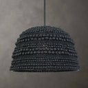Persephone - Bead 1 Light Pendant - Black