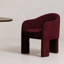 Clara - Performance Fabric Dining Chair - Plum - Moe's Home Collection - Arm Chairs - Elite Enclave Home