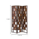 Multi Panel - Screen - Brown - Moe's Home Collection - Room Dividers - Elite Enclave Home