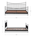 Monet - Queen Bed - Black - Moe's Home Collection - Platform Beds - Elite Enclave Home