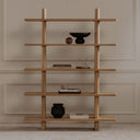 Casey - Large Standard Bookcase - Light Brown - Moe's Home Collection - Standard Bookcases - Elite Enclave Home