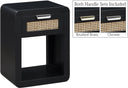 Langham - Night Stand - Meridian Furniture - Accent Nightstands - Elite Enclave Home