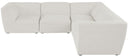 Miramar - 5 Piece Modular Sectional - Meridian Furniture - Stationary Sectionals - Elite Enclave Home